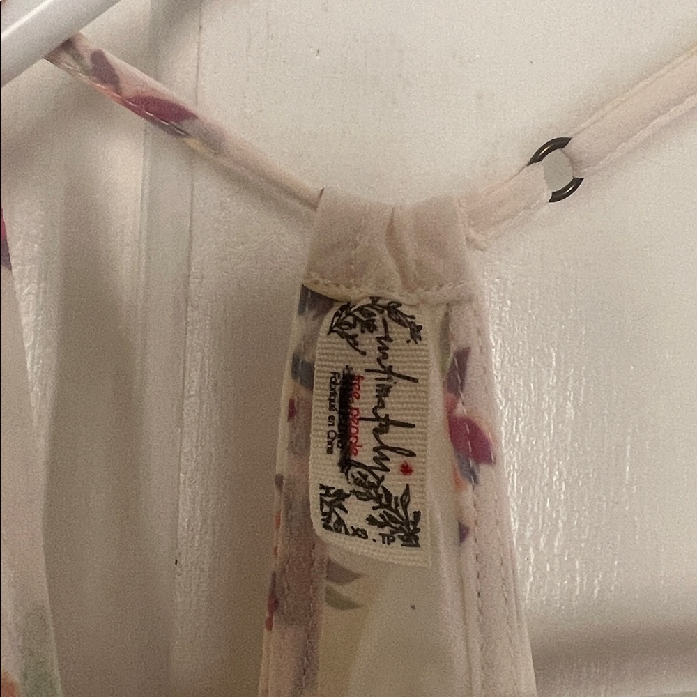 Free People stop and stare floral maxi sheer dress size xs nwot - Picture 9 of 10